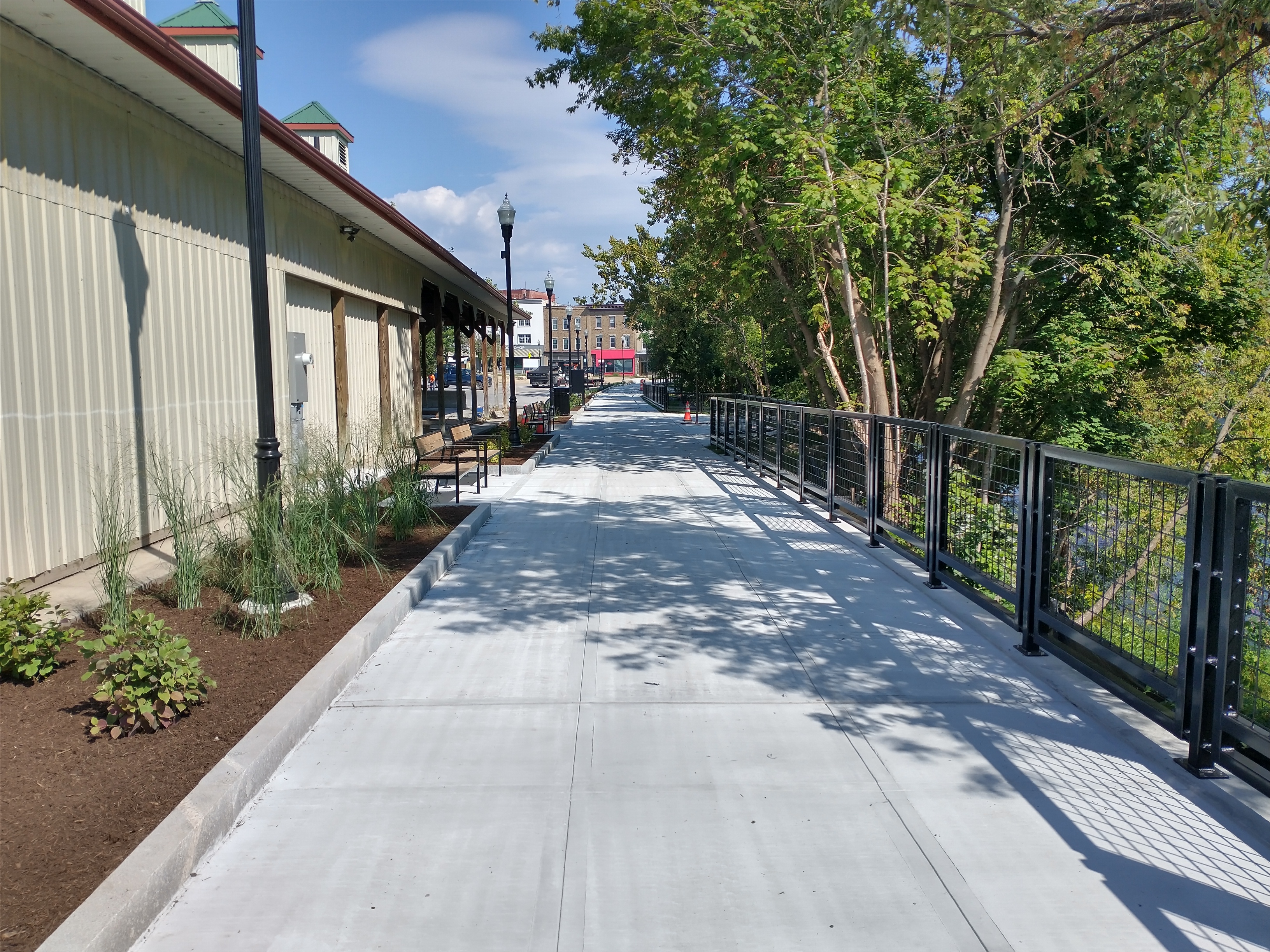 Riverwalk looking north